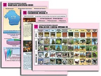 Комплект таблиц по географии "Природа материков и океанов" раздаточные (цветные, ламинированные, А4, 12 штук) - fgospostavki.ru - Тюмень