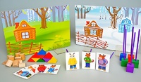 Игровой набор Фребеля "Заюшкина избушка" (серия "Сказочный мир". Выпуск 1) - fgospostavki.ru - Тюмень