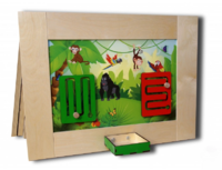 Тактильно-развивающая панель «Животные» - fgospostavki.ru - Тюмень