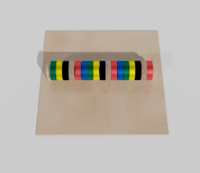 Тактильно-развивающая панель с разноцветными кругами - fgospostavki.ru - Тюмень