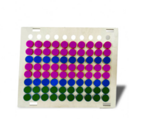 Тактильно-развивающая панель «Цветные фигурки» - fgospostavki.ru - Тюмень