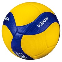 Мяч волейбольный Mikasa V200W (размер 5, синтетическая кожа, профессиональный) - fgospostavki.ru - Тюмень