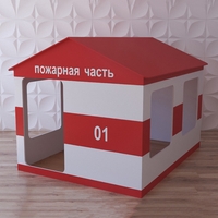 Детский игровой домик «Пожарная служба» - fgospostavki.ru - Тюмень