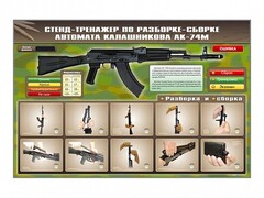 Стенд-тренажер по сборке-разборке автомата Калашникова АК-74М - fgospostavki.ru - Тюмень