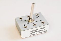 Переключатель двухполюсный (демонстрационный) - fgospostavki.ru - Тюмень