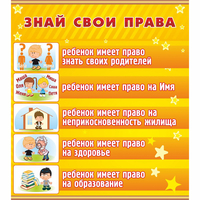 Стенд "Знай свои права" - fgospostavki.ru - Тюмень