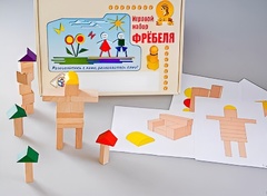 Игровой набор Фребеля "Конструктор деревянный без соединений-3" (Серия "Эксперимент") - fgospostavki.ru - Тюмень