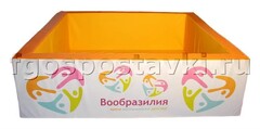 Бассейн "Вообразилия" квадратный с шелкографией - fgospostavki.ru - Тюмень