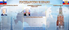 Стенд "Государство и право" - fgospostavki.ru - Тюмень