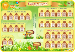 Стенд "Город букв" - fgospostavki.ru - Тюмень