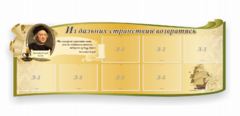 Стенд резной "Из дальних странствий возвратясь" - fgospostavki.ru - Тюмень