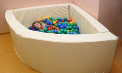 Сухой бассейн в форме 1/4 круга (150х150х66 сантиметров) - fgospostavki.ru - Тюмень