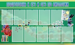 Стенд "Подготовка к ЕГЭ и ОГЭ по биологии" Вариант 2 - fgospostavki.ru - Тюмень
