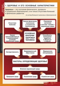 Комплект таблиц. ОБЖ. Здоровый образ жизни. - fgospostavki.ru - Тюмень