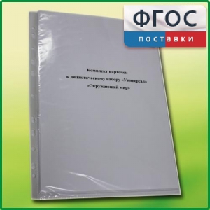 Комплект карточек к дидактическому набору «Универсал большой» «Окружающий мир» - fgospostavki.ru - Тюмень