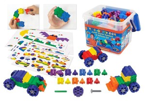Конструктор Машины «Радуга» (140 деталей) - fgospostavki.ru - Тюмень