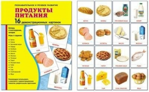 Демонстрационные карточки "Продукты питания" - fgospostavki.ru - Тюмень