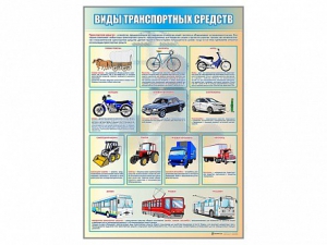 Стенд "Виды транспортных средств" - fgospostavki.ru - Тюмень