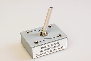 Выключатель двухполюсный (демонстрационный) - fgospostavki.ru - Тюмень