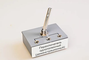 Переключатель однополюсный (демонстрационный) - fgospostavki.ru - Тюмень