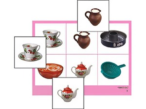 Логопедическое лото "Посуда" (4 планшета, 24 карточки, цветное, ламинированное) - fgospostavki.ru - Тюмень