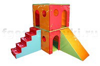 Домик игровой двухэтажный (комплект) - fgospostavki.ru - Тюмень