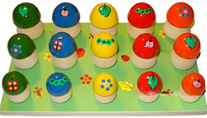 Развивающая игрушка для детей с нарушением слуха "Грибная полянка" - fgospostavki.ru - Тюмень