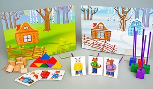 Игровой набор Фребеля "Заюшкина избушка" (серия "Сказочный мир". Выпуск 1) - fgospostavki.ru - Тюмень