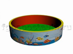 Бассейн круглый с шелкографией - fgospostavki.ru - Тюмень