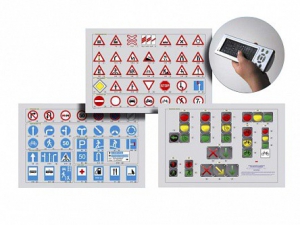 Базовый комплект светового оборудования "Дорожные знаки. Светофоры" с сенсорным беспроводным пультом дистанционного управления - fgospostavki.ru - Тюмень