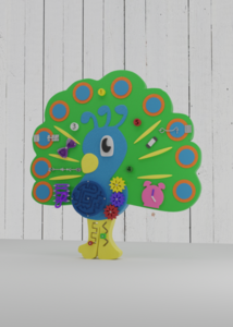 Бизиборд «Радостный павлин» - fgospostavki.ru - Тюмень