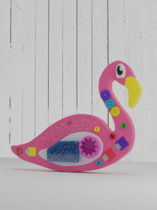 Бизиборд «Розовый фламинго» - fgospostavki.ru - Тюмень