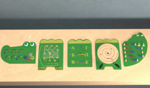 Бизиборд «Крокодил Гена» - fgospostavki.ru - Тюмень