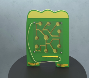 Бизиборд «Зеленый лабиринт» - fgospostavki.ru - Тюмень