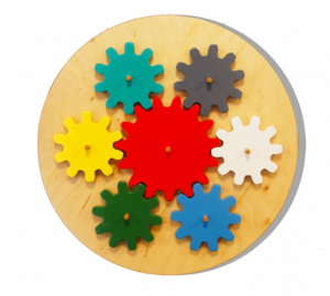 Бизиборд «Цветные шестеренки» - fgospostavki.ru - Тюмень