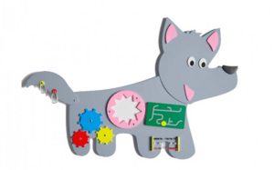 Бизиборд «Любопытный волк» - fgospostavki.ru - Тюмень