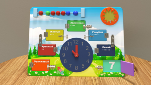 Настенная панель «Изучение цифр и цветов» - fgospostavki.ru - Тюмень