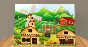 Настенная панель «Деревенский двор» - fgospostavki.ru - Тюмень