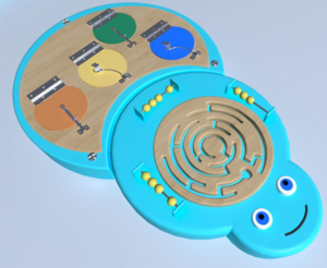 Настенный игровой элемент «Гусеница» - fgospostavki.ru - Тюмень