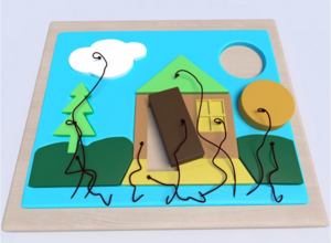 Настенная панель «Домик» - fgospostavki.ru - Тюмень