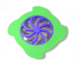 Тактильно-развивающая панель «Вращение радуги» - fgospostavki.ru - Тюмень