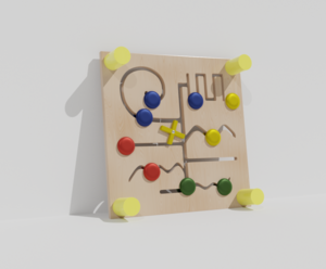 Тактильно-развивающая панель с лабиринтами - fgospostavki.ru - Тюмень