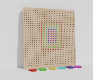 Тактильно-развивающая панель «Радужная мозаика» - fgospostavki.ru - Тюмень