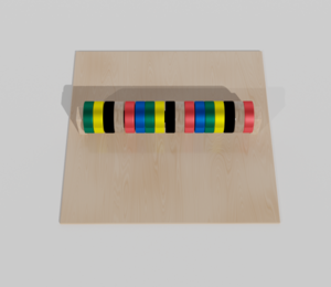 Тактильно-развивающая панель с разноцветными кругами - fgospostavki.ru - Тюмень