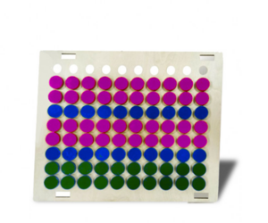 Тактильно-развивающая панель «Цветные фигурки» - fgospostavki.ru - Тюмень