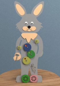 Бизиборд «Пасхальный кролик» - fgospostavki.ru - Тюмень