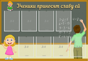 Стенд "Ученики приносят славу ей" - fgospostavki.ru - Тюмень