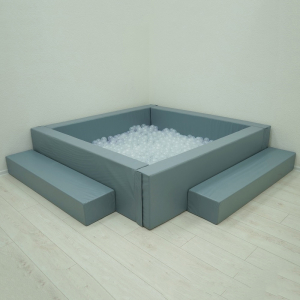 Сухой бассейн с шариками и RGB-подсветкой 190х190 см - fgospostavki.ru - Тюмень