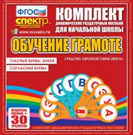 Динамические раздаточные пособия. Обучение грамоте (веера). Гласные буквы, знаки, согласные буквы. - fgospostavki.ru - Тюмень