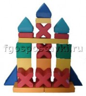 Мягкий модуль-конструктор "Башня" (21 элемент) - fgospostavki.ru - Тюмень